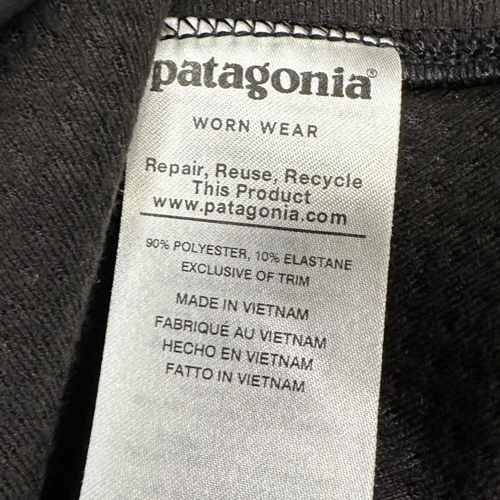 Patagonia Jacket Mens XL Black Softshell‎ Adze Embroidered Full Zip 83525